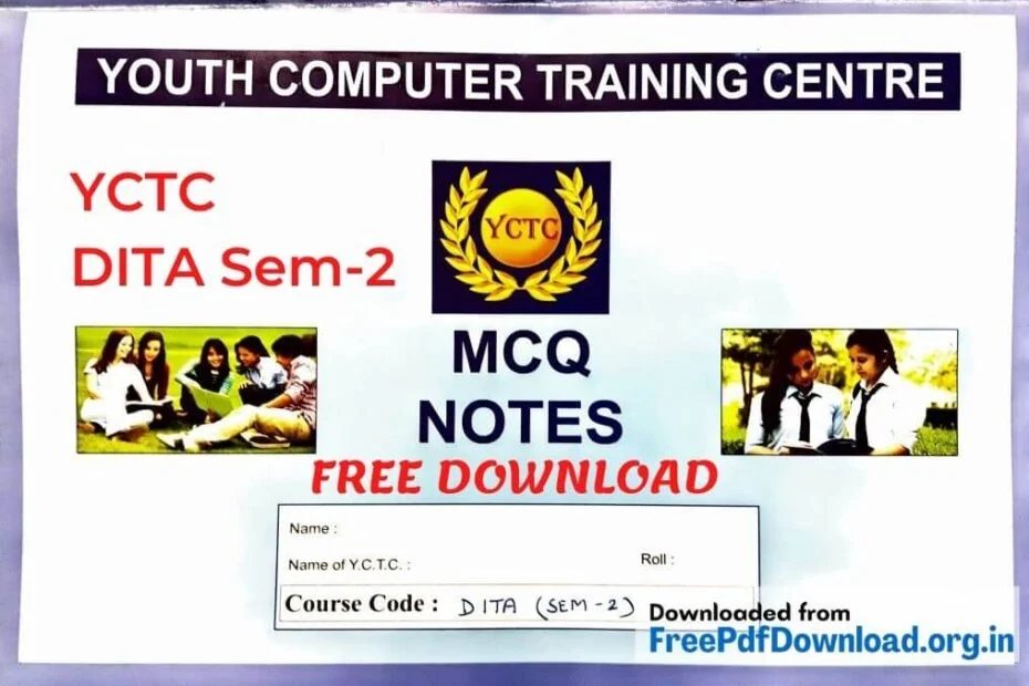 YCTC DITA Sem-2 MCQ PDF